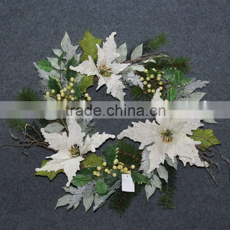 20'' Artificial Decorative Christmas Door Wreath Ornament