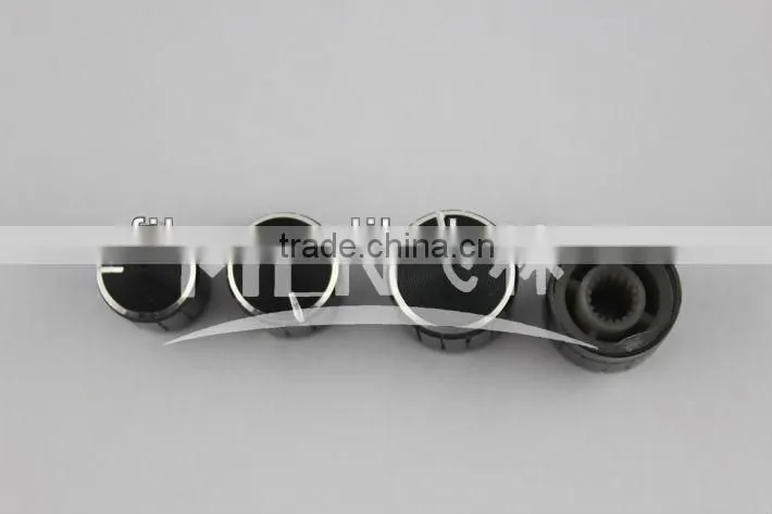 FL12-33 black plastic radio knob for electrical