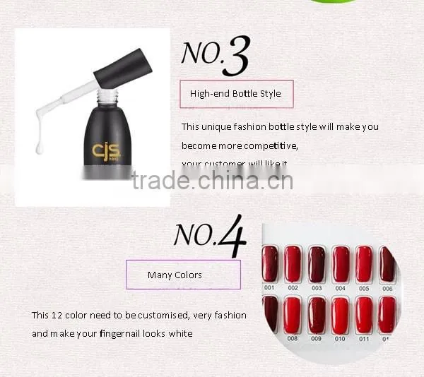 Professional high Top gel nail polish Nails Art UV/LED Gel Polish uv gel polish red