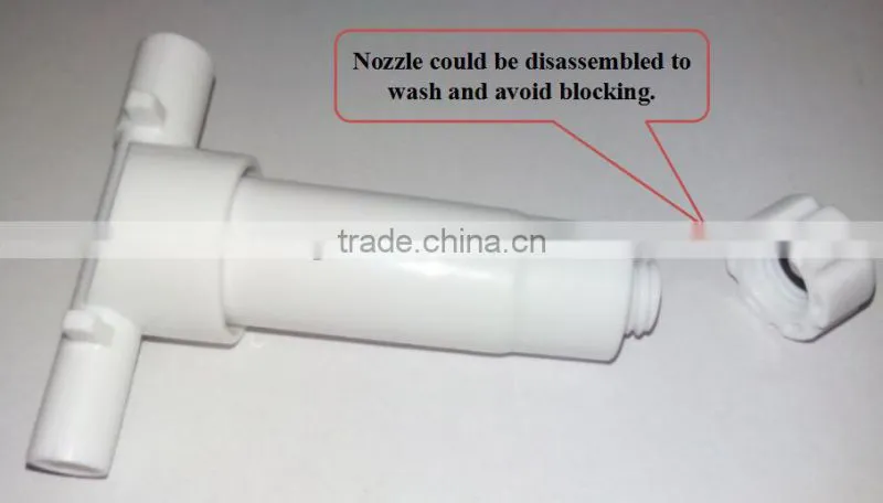 Portable bathroom fittings plastic pussy shattaff bidet toilet