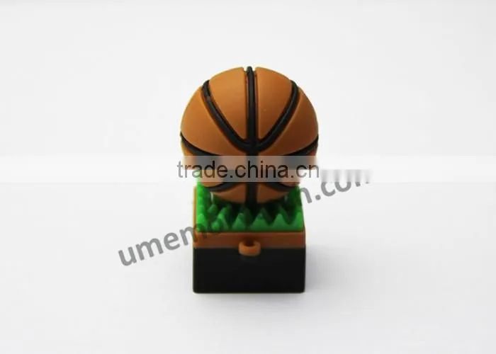 Novelty 3D Basketball Model USB 2.0 Memory Stick Flash Pen Drive