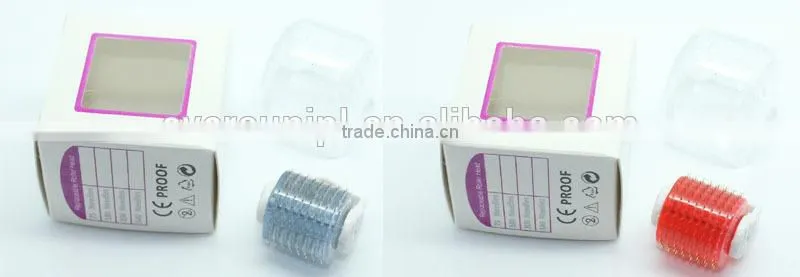 Factory lowest Price LED derma roller / Manufactory LED therapy micro skin roller for wrinkle rmeoval micro needling roller