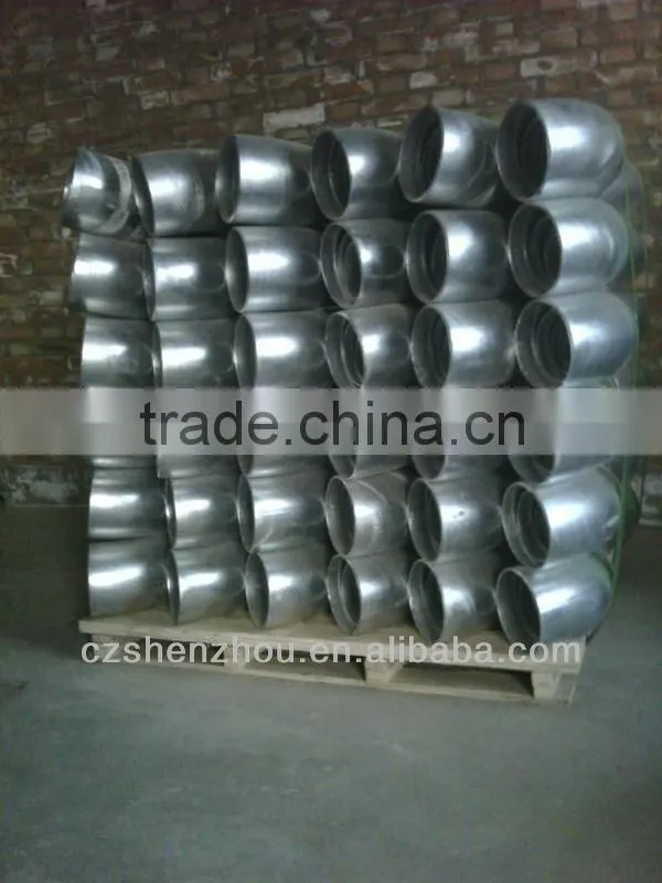 GI carbon steel pipe fittings used in building project