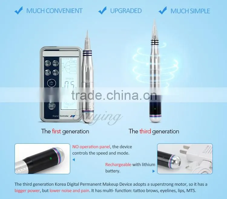 Top quality Digital Permanent Make Up machine/ cosmetic digital tattoo pen