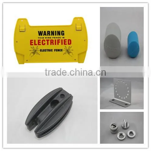 The whole set fencing accessories, interminal and middle rod insulator, fixed part