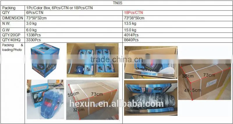 HX-TN05 2014 Popular helmet with dust mask, skull face mask ,custom welding helmet with china supplier