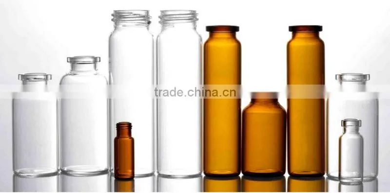 wholesale 20ml glass vials tubular vial for injection