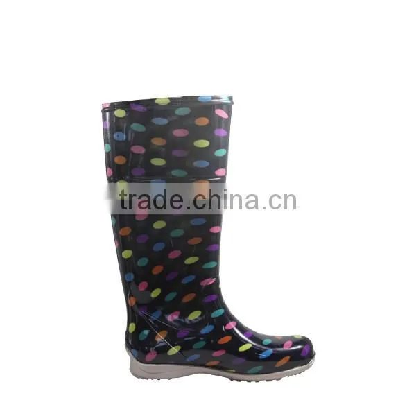 Jelly Rain Boots Shoes,Jelly Wellies Boots,Jelly PVC Boots For Ladies