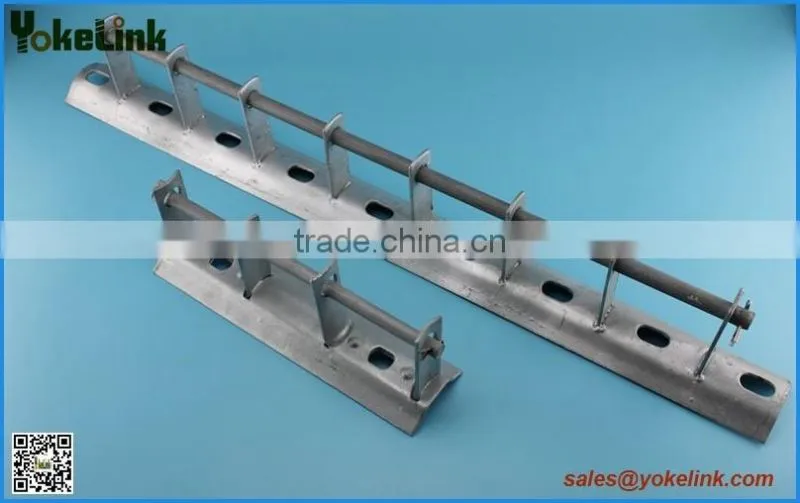 Pole Crossarm Fittings Secondary Rack for poleline hardware HDG