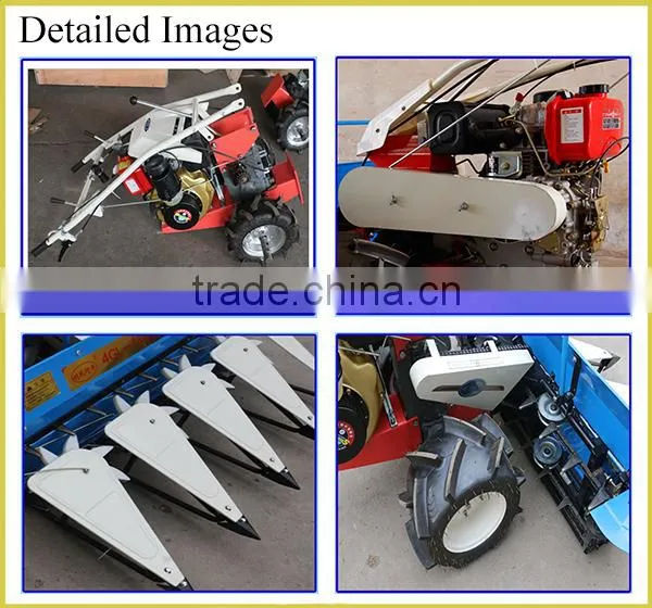 1200mm Work Width Paddy Windrower Walk Behind Harvester Chinese Supplier
