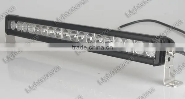 24" 90w boat led light bar single row cree led driving light bars for reaper tractor