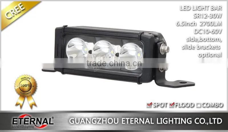 30W led work light bar heavy duty excavator earth moving crane equipment mining trucks trailer spot flood work light