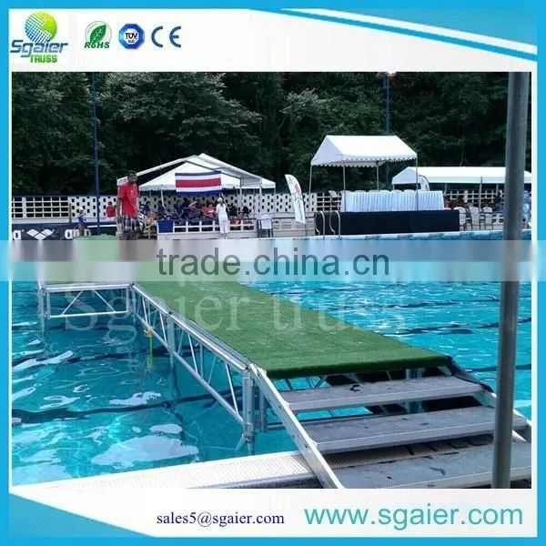 Fashion 4ftx8ft aluminum stage deck festival stage hire from Sgaier