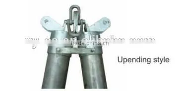 LBGR Aluminum alloy A-shape tubular gin pole
