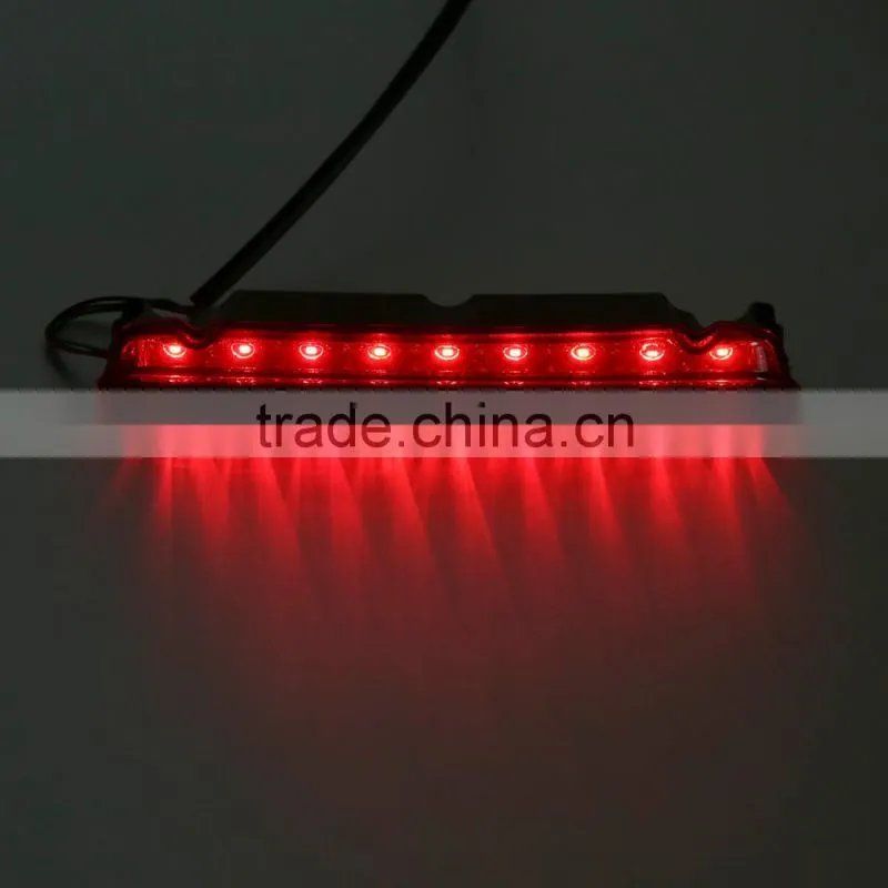Air Wing Luggage Rack LED Tail Brake Light For Road King Road Glide 14-17