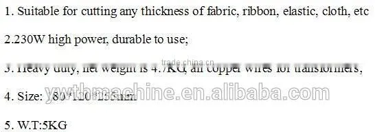 Small Thermo Electric Fabric Cutter