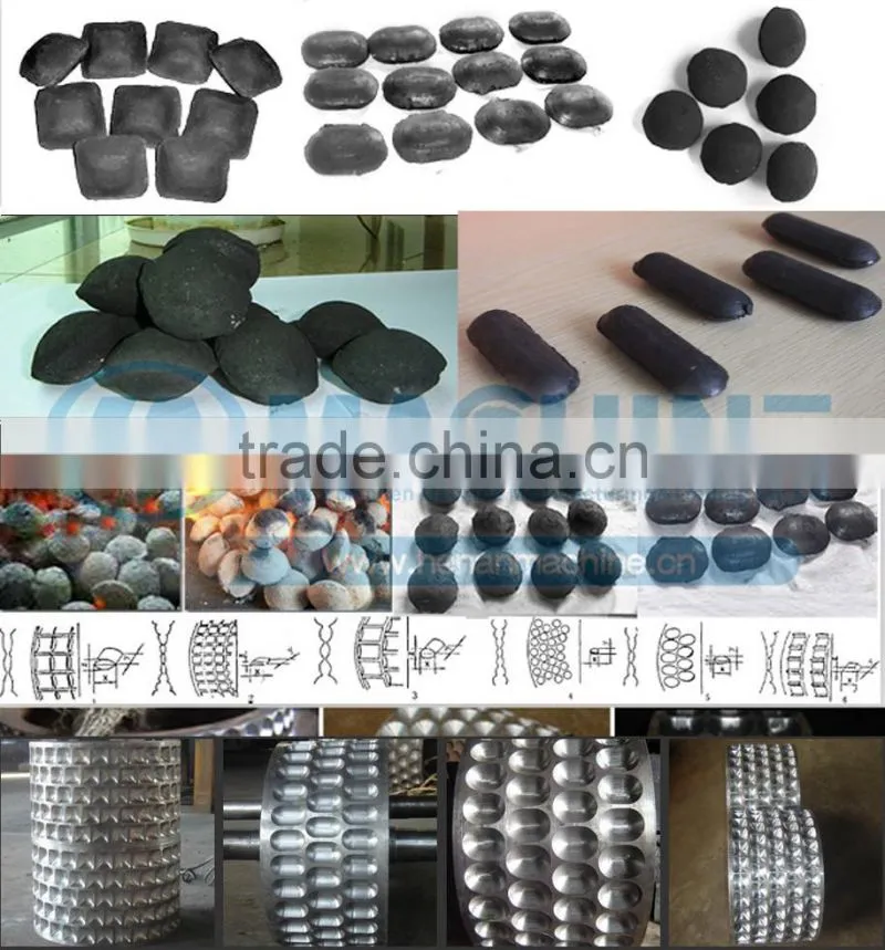 powdered charcoal briquette press machine