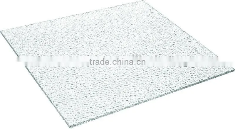 Thick Colored Polycarbonate Solid Embossed Clear Sheet (Valuview Series)