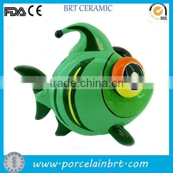 Animal big eyes fish promotion Coin Bank