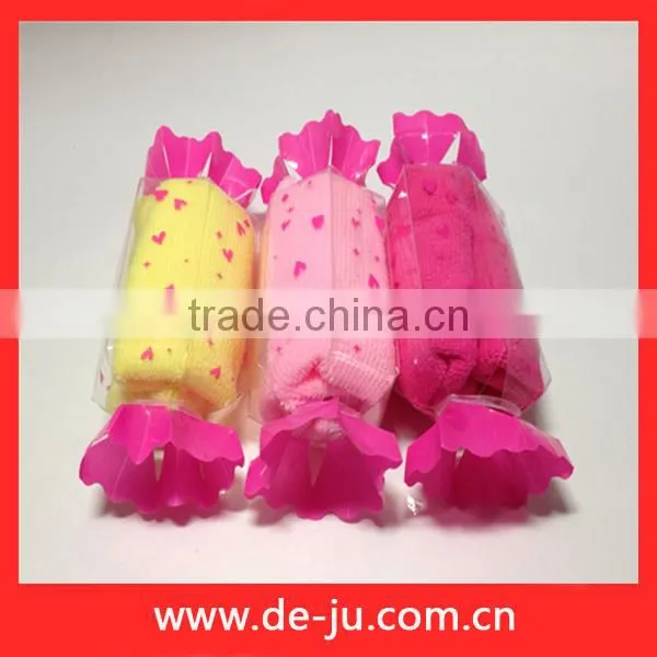 Lover Rose Flower Shape Towels Birthday Gift lover