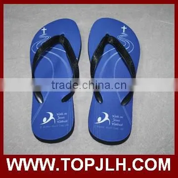factory hot sell DIY personalized sublimation blank rubber flip flops