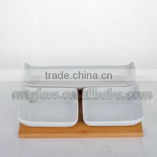 White handmade cheap decorative ceramic plates