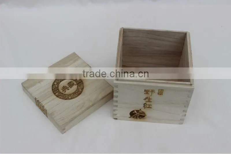 100%Solid Wooden tea box