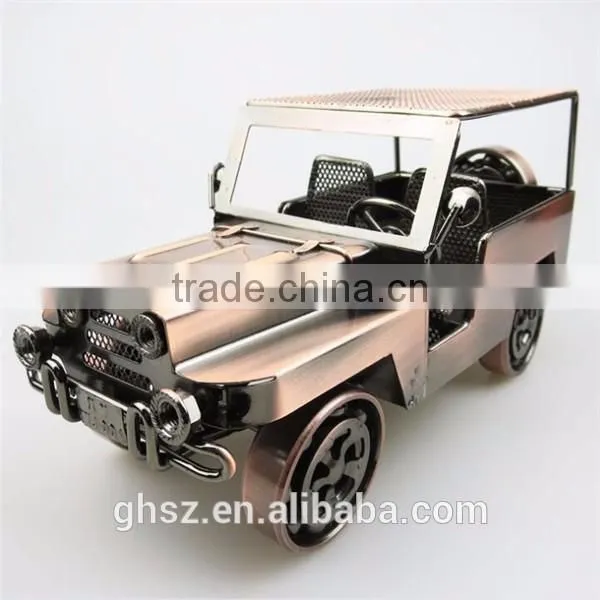 Custom travel souvenirs metal antique four-wheel dune buggy model