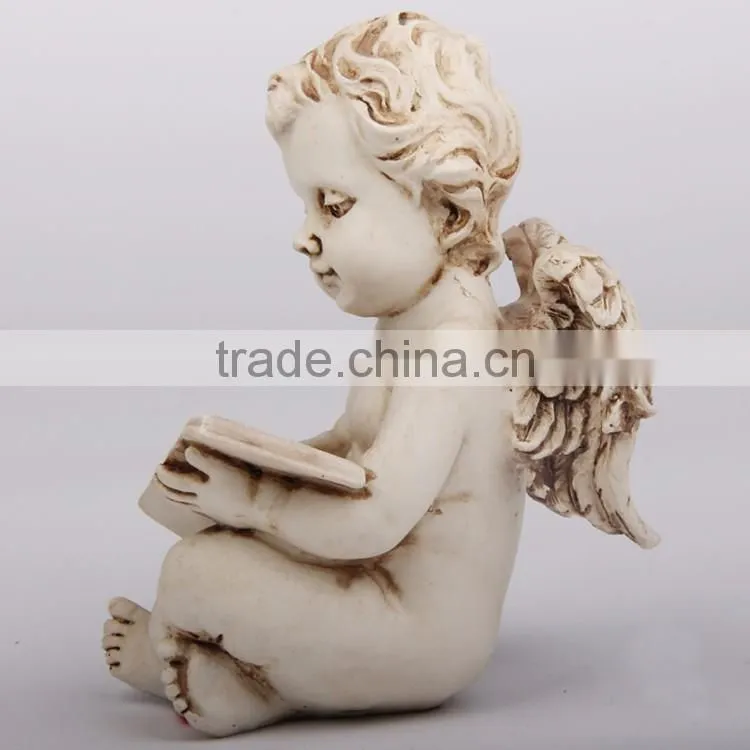 Custom guardian angel baby statue factory