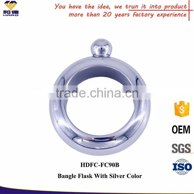 Dongguan Supplier Stainless Steel hidden bracelet flask