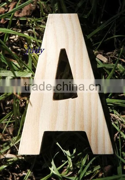 handmade small wooden alphabet letters for crafts