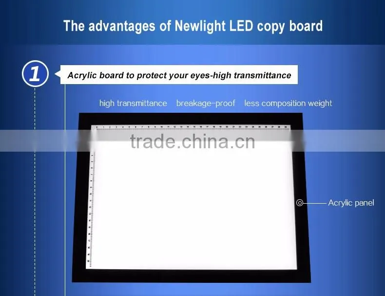 Ultra-thin Drawing Tablets Tracing LED Light Pad LED copy/tracking board