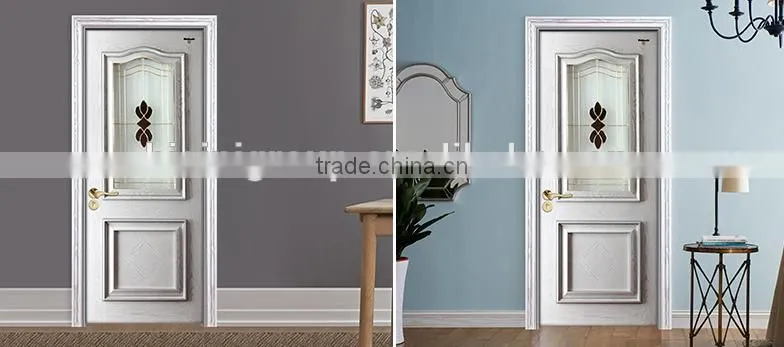 Modern design American style wooden door security door (BG10-M485)
