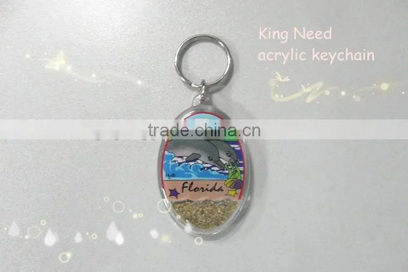 acrylic keychain souvenirs wholesales decorations for 2016