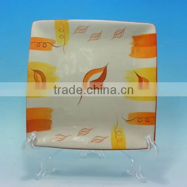 Good quality hand painted charger plates wholesale