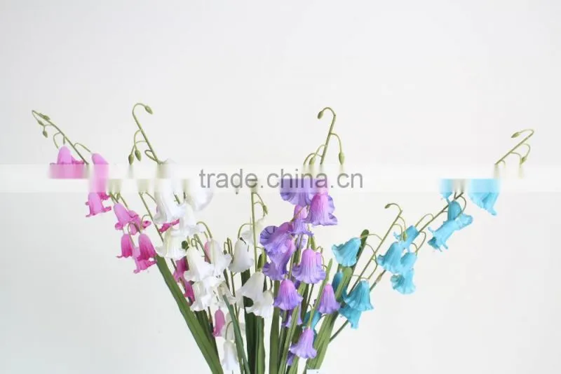 Artificial Flowers Silk Fabric Campanula Alibaba China