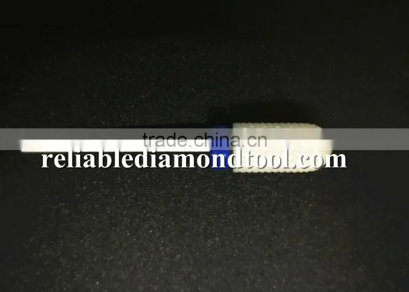 Polishing Drill Barrel Ball Total Length 40MM Medium Type Head Blade Diameter 13MM White Ceramic Burr for Nail