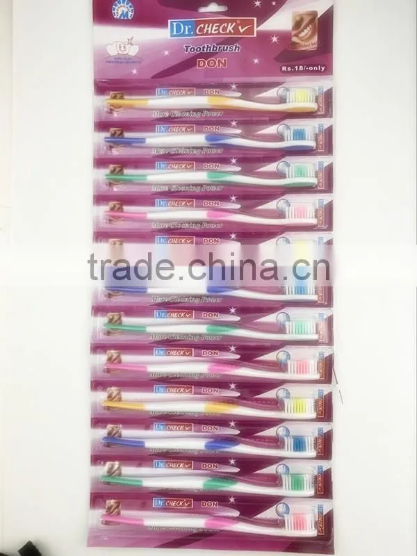 white teeth soft bristle plastic finger toothbrush made in china