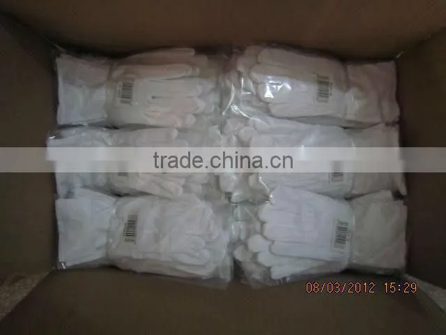 DDSAFETY 2017 Cotton Gloves 100% Bleach Cotton Interlock Gloves Mittens