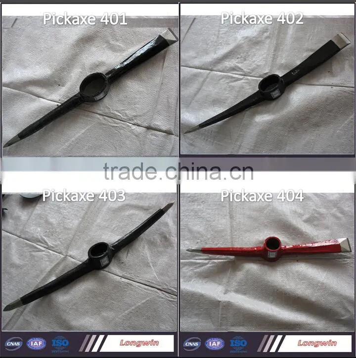 High quality free forged steel gardening tool pickaxe P402