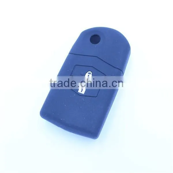 SOFT SILICONE CAR FLIP KEY COVER FOR MAZDA 3 2 6 MPS SP23 CX7 CX9