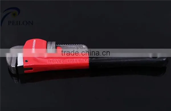 # 45 Carbon Steel Factory Supply Pipe Clamp European Style Hand Tools Quickly Dipped Plastic Pipe Clamp/ Wrench