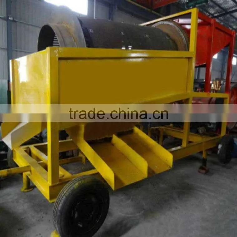 GL510 portable trommel for alluvial gold mining machine