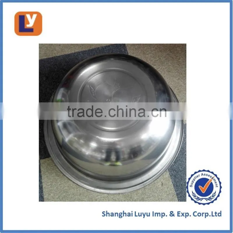 stainless steel spun metal wash basin bowl