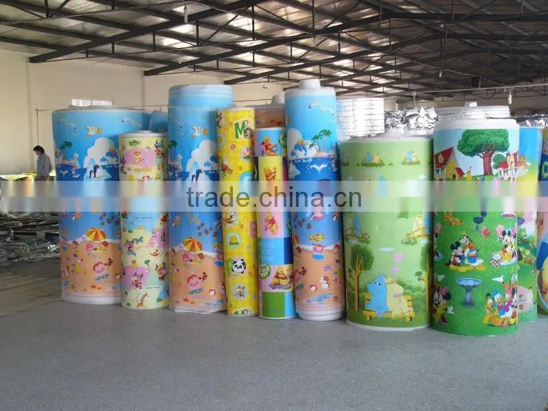 Outdoor Leisure PP Woven Foldable Beach Mat with full printing