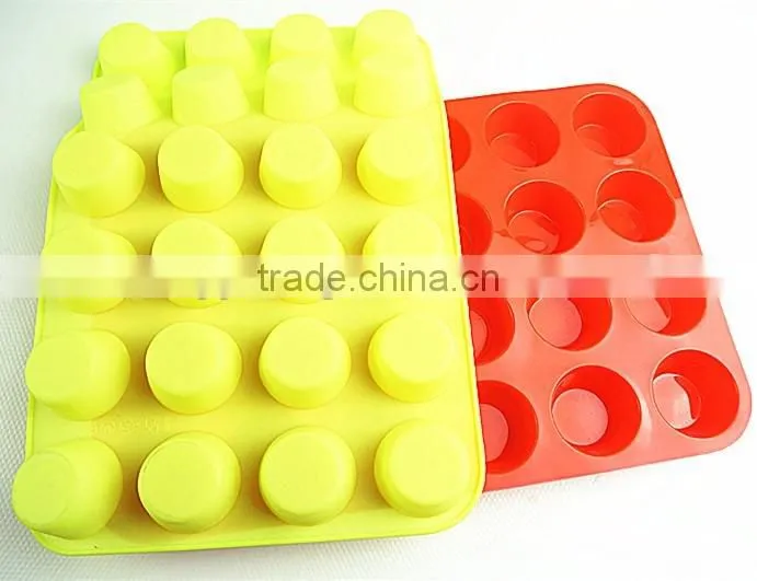 10112 24pcs CUPS Shape Silicone Cake Mold