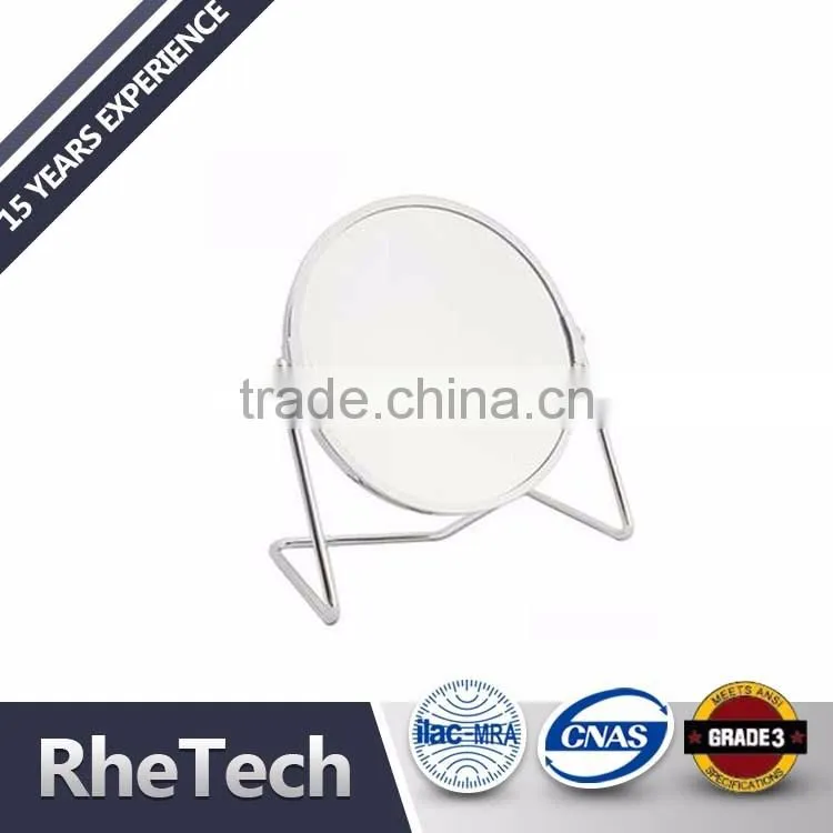 Chrome Finishing Metal 3x Magnification Decorative Desktop Makeup Mirror