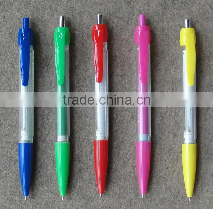 Promotional Cheap Retractable Banner Pen Advertising Logo Customized Plastic Banner Ball Pen Pull Out Banner Pen
