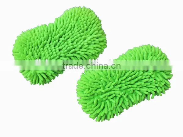 Ultra plush chenille microfiber washing pad