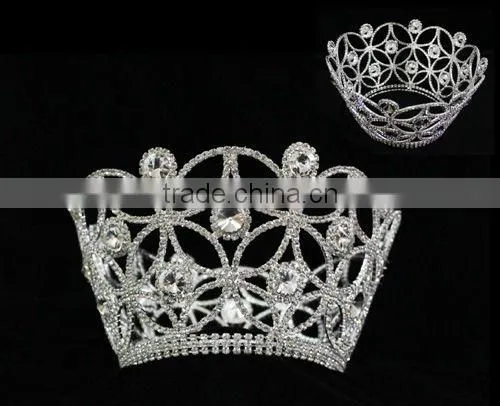 Fashion Wedding Crowns Crystal Pageant Full Crown Hair Jewelry
